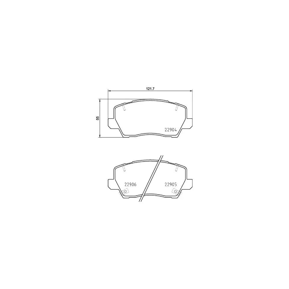 Placute Frana Brembo - P 30 114