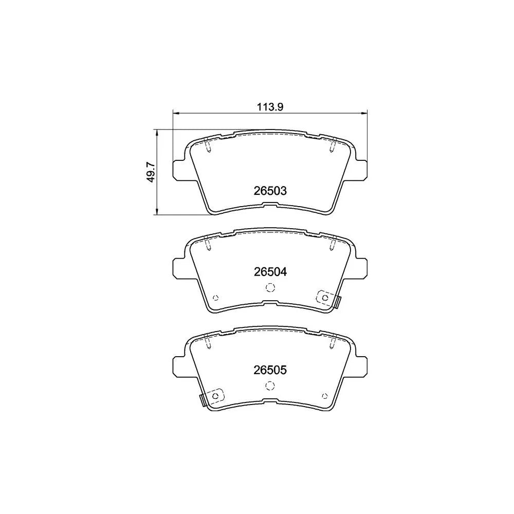 Placute Frana Brembo - P 30 147