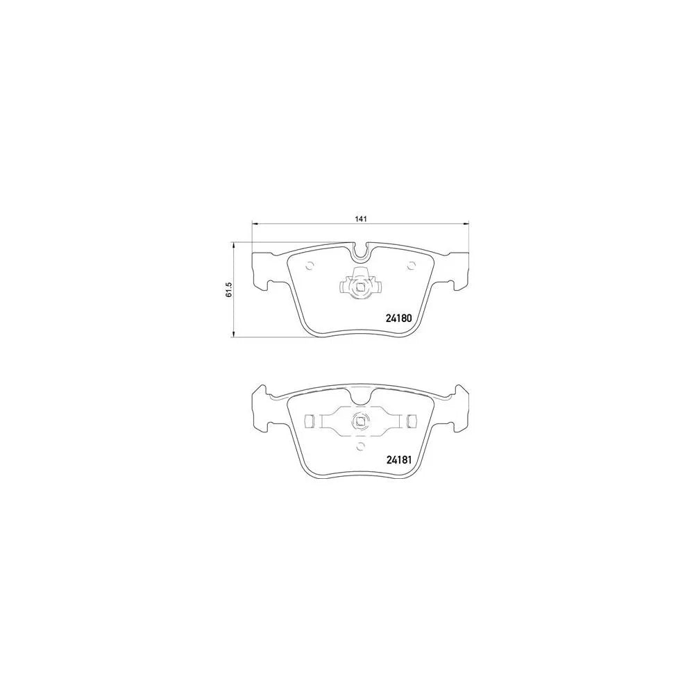 Placute Frana Brembo - P50116