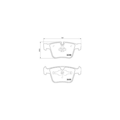 Placute Frana Brembo - P50116