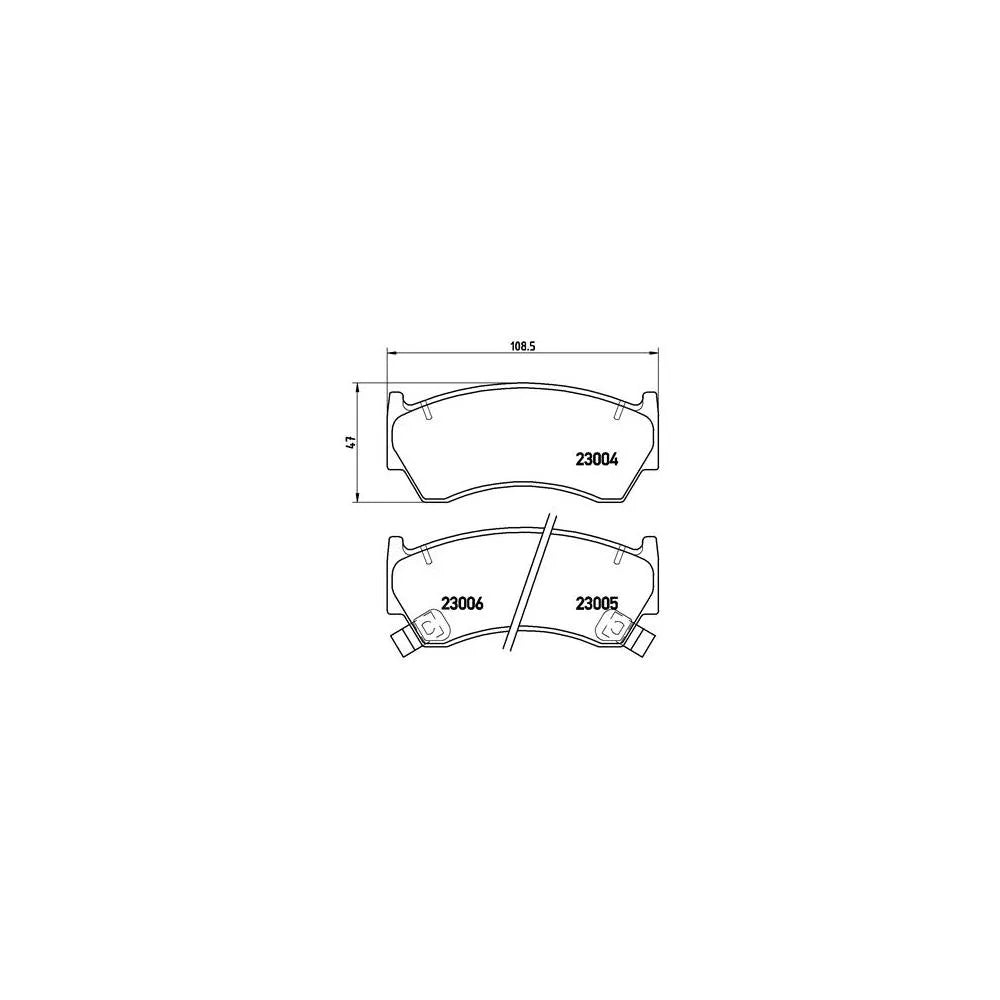 Placute Frana BREMBO - P 56 033