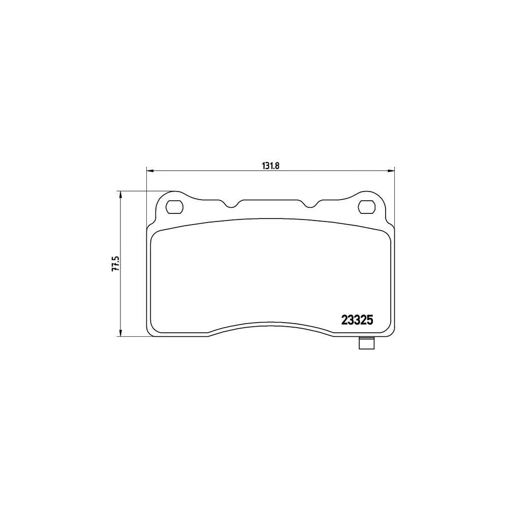 Placute Frana Brembo 21 mm 11 cm - P 59 079