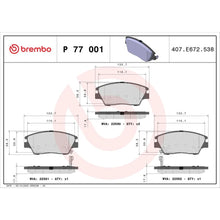 Placute Frana Brembo - P77001
