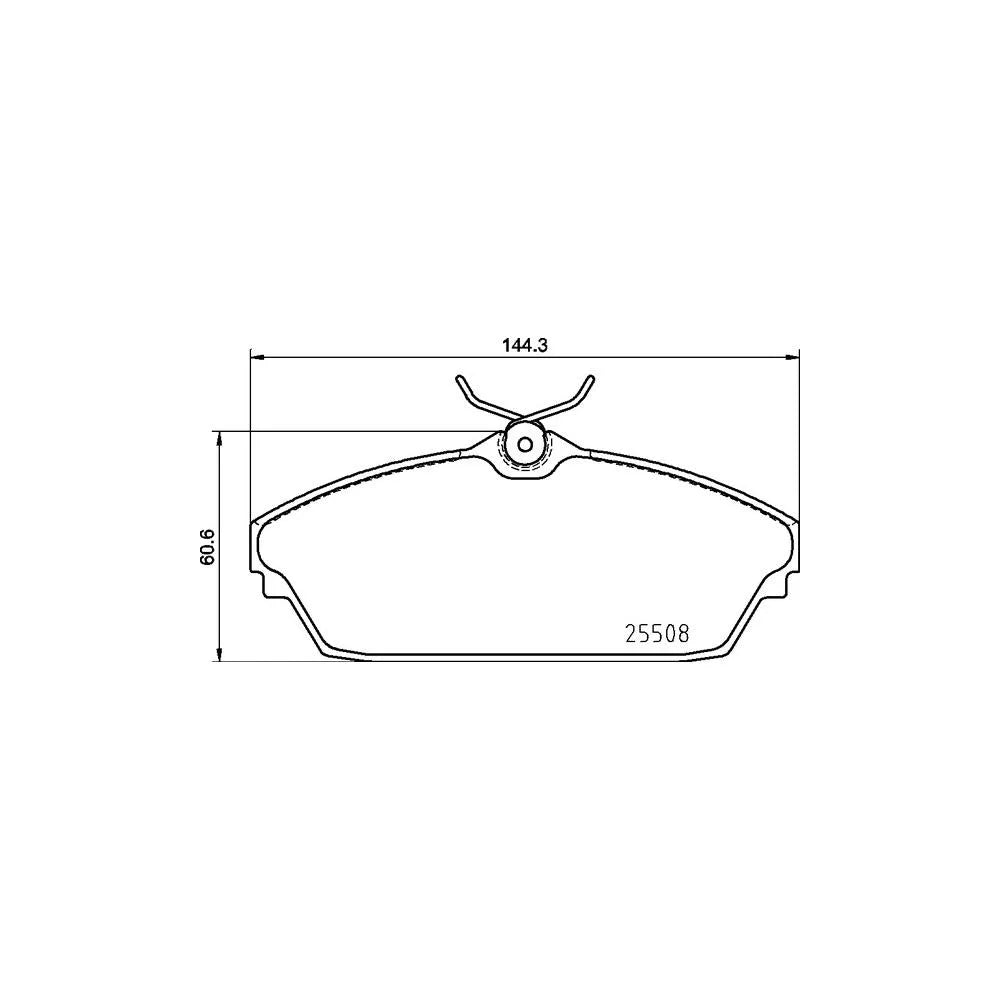 Placute Frana Brembo - P82003