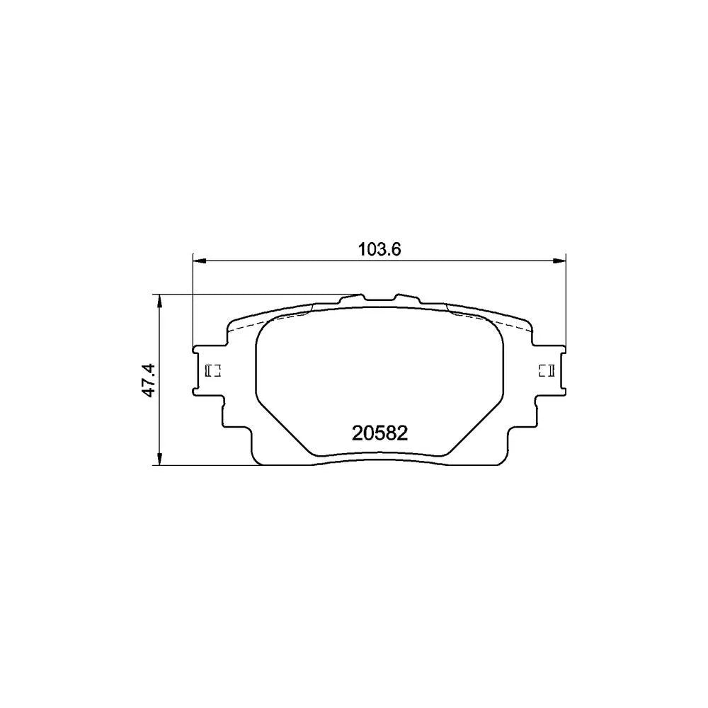 Placute Frana Brembo - P 83 174