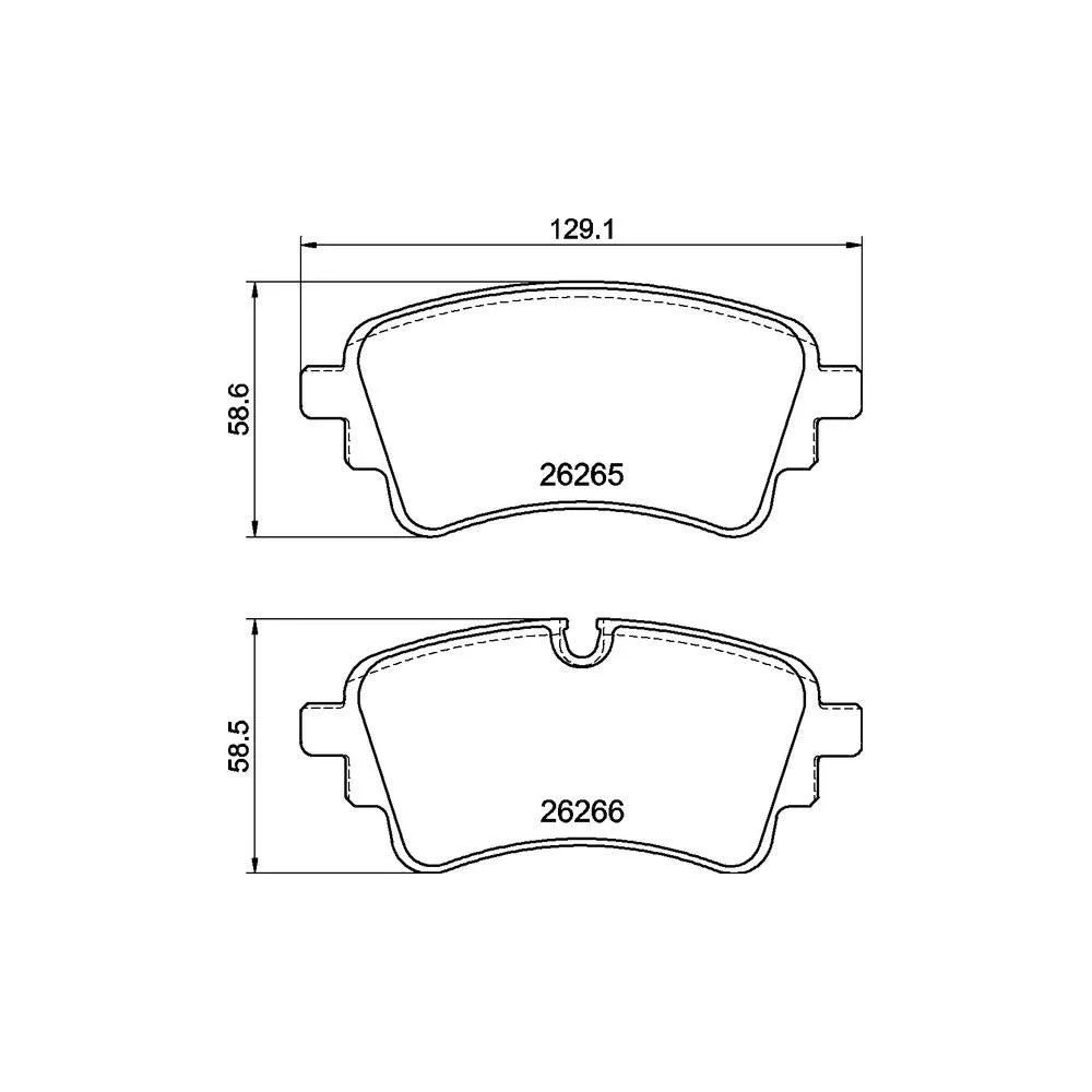 Placute Frana Brembo - P 85 185