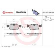 Placute Frana BREMBO - P86030NX
