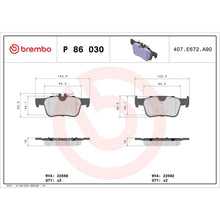 Placute Frana Brembo - P 86 030