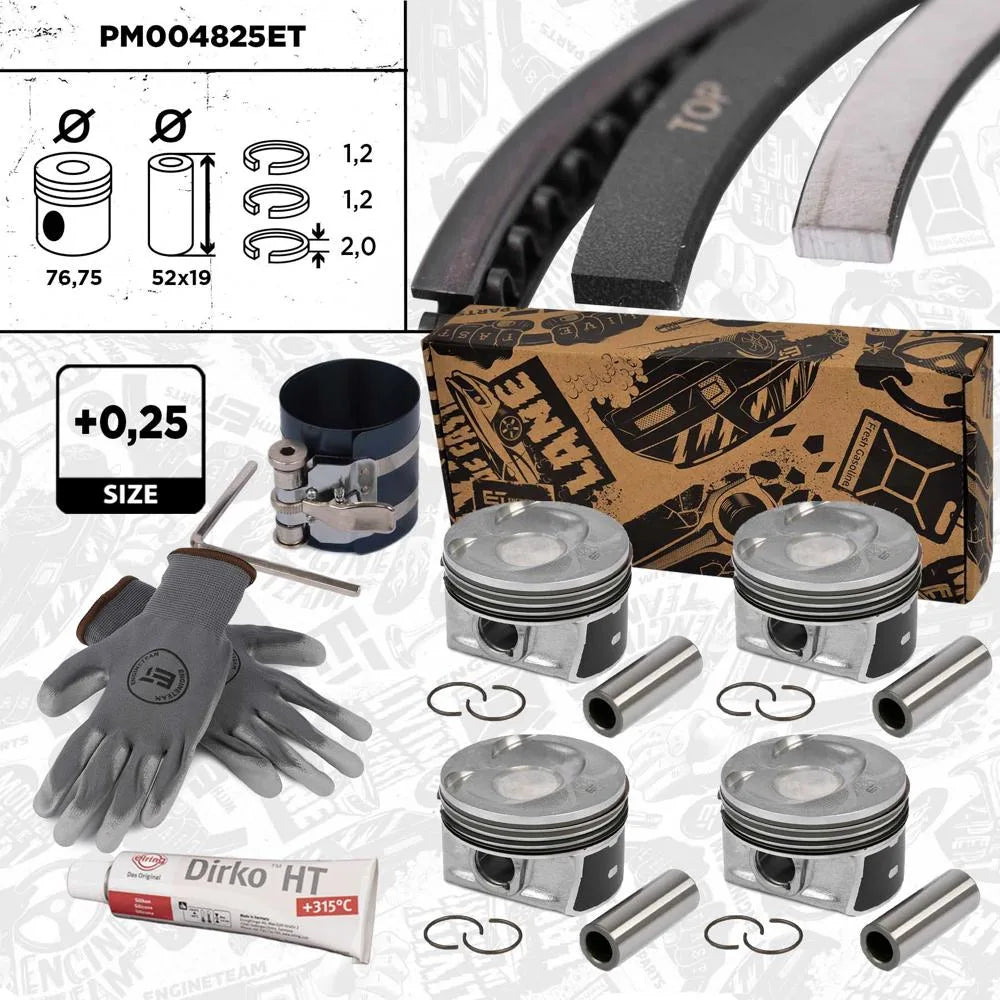 Pistoane Et Engineteam 50.21 mm - PM004825ET