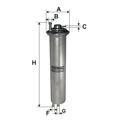 Filtru Combustibil FILTRON pentru BMW - PP 832/2