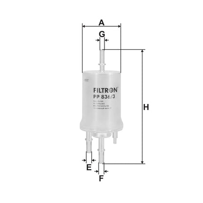 Filtru Combustibil FILTRON 0.21 kg - PP 836/3