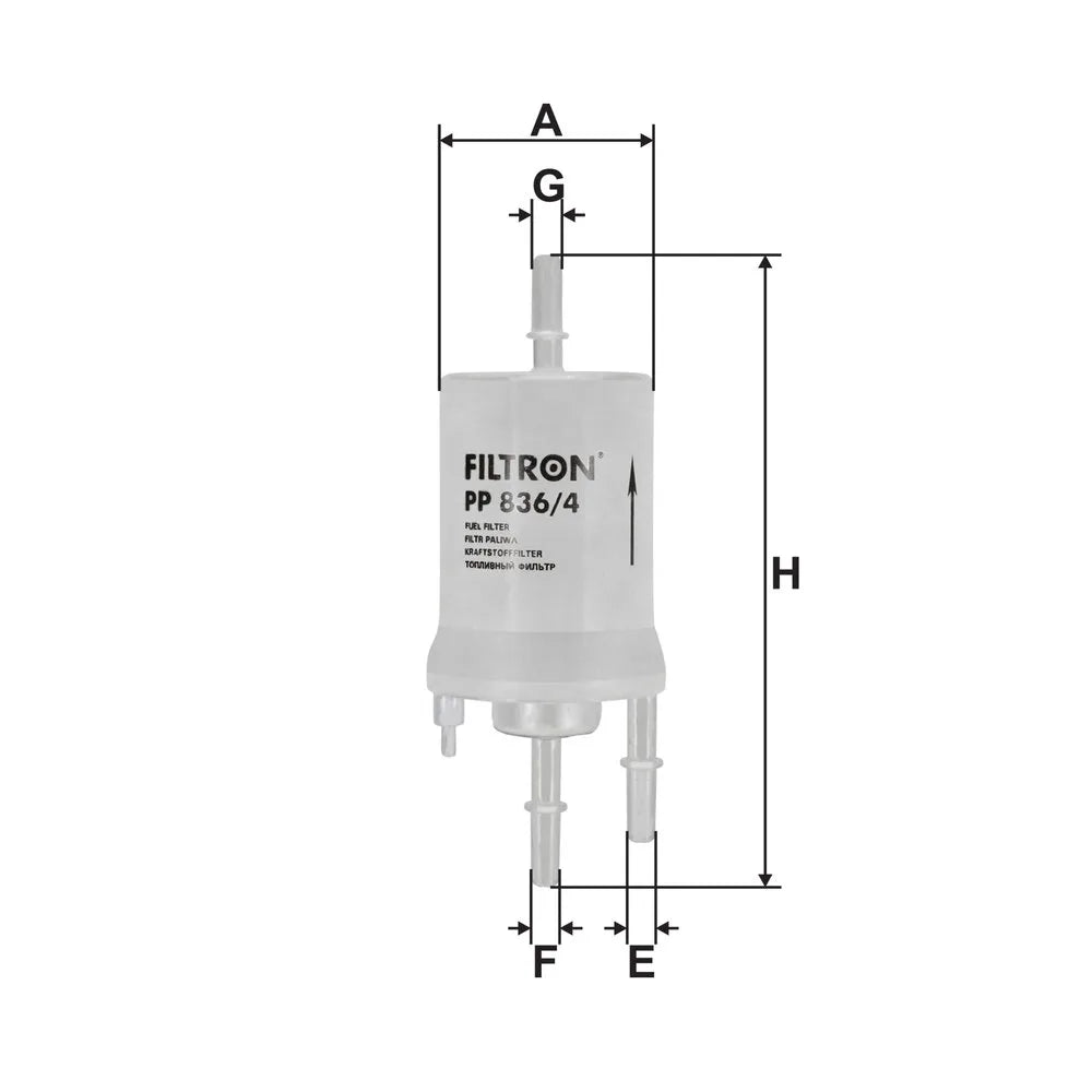 Filtru Combustibil FILTRON pentru Seat Altea, Skoda Fabia I - PP 836/4