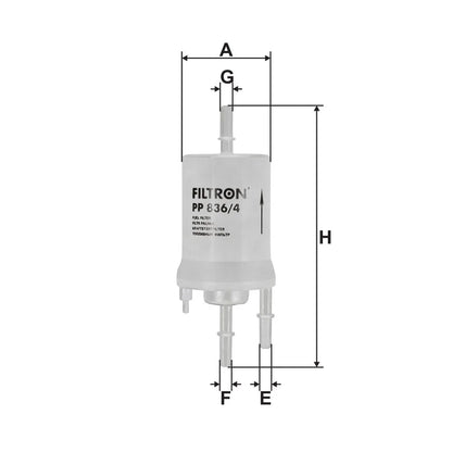Filtru Combustibil FILTRON pentru Seat Altea, Skoda Fabia I - PP 836/4