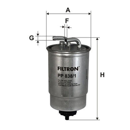 Filtru Combustibil FILTRON pentru Ford Courier, Mazda - PP 838/1