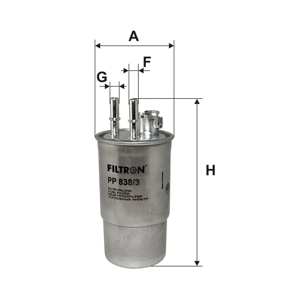 Filtru Combustibil FILTRON pentru Ford Mondeo Iii - PP 838/3