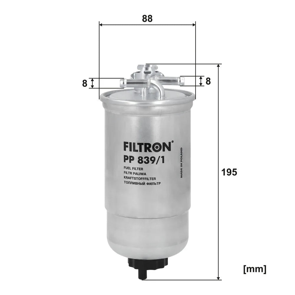 Filtru Combustibil FILTRON 0.44 kg - PP 839/1