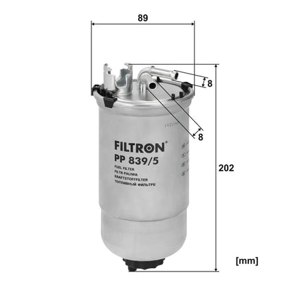 Filtru Combustibil FILTRON 0.44 kg - PP 839/5