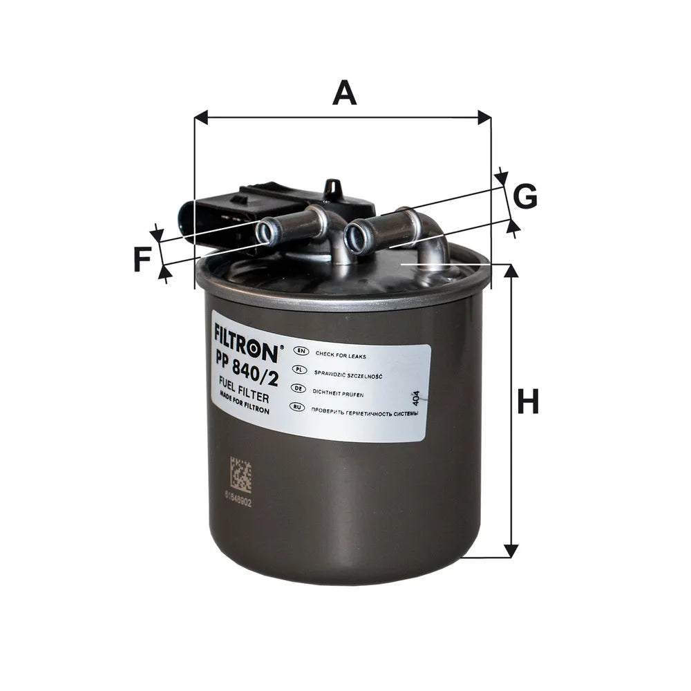 Filtru Combustibil FILTRON pentru Mercedes Marco Polo Camper - PP 840/2