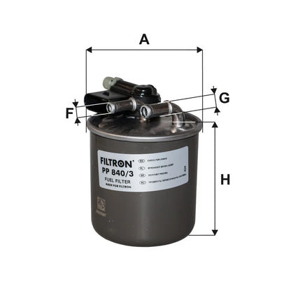 Filtru Combustibil FILTRON pentru Mercedes A - PP 840/3