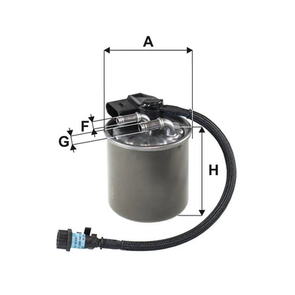 Filtru Combustibil FILTRON pentru Mercedes Marco Polo Camper - PP 840/5
