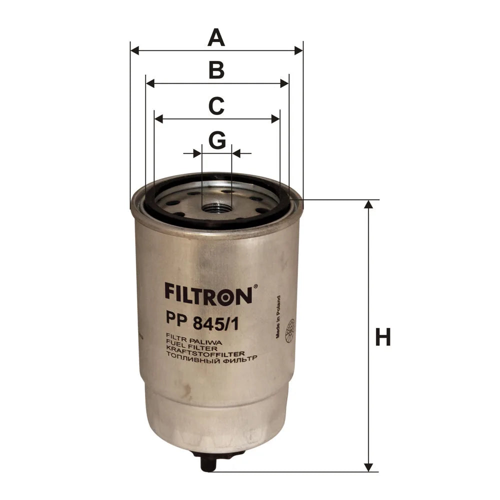 Filtru Combustibil FILTRON 0.42 kg - PP 845/1