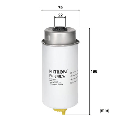 Filtru Combustibil FILTRON pentru Ford Transit - PP 848/6