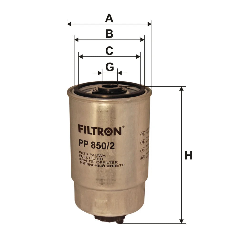 Filtru Combustibil FILTRON pentru Skoda Superb I - PP 850/2