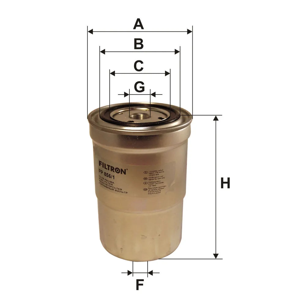 Filtru Combustibil FILTRON pentru Mitsubishi Pajero Classic, Fuso - PP 856/1