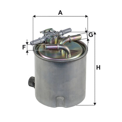 Filtru Combustibil FILTRON pentru Renault Koleos I - PP 857/2
