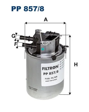 Filtru Combustibil FILTRON 0.68 kg - PP 857/8