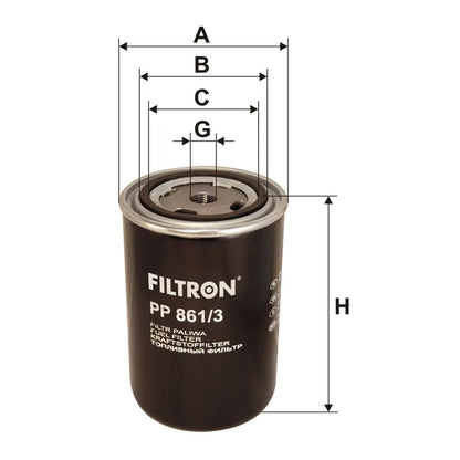 Filtru Combustibil FILTRON pentru Daf - PP 861/3