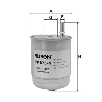 Filtru Combustibil FILTRON pentru Kia Ceed - PP 875/4