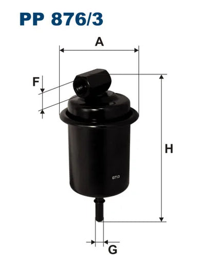 Filtru Combustibil FILTRON pentru Hyundai Atos - PP 876/3