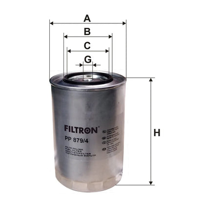 Filtru Combustibil FILTRON 1.07 kg - PP 879/4