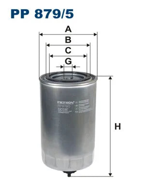 Filtru Combustibil FILTRON pentru Iveco Eurocargo I-Iii, Astra Hd - PP 879/5