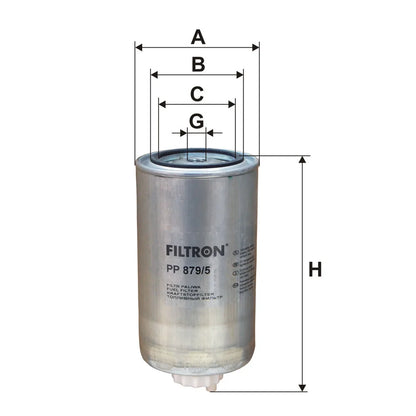 Filtru Combustibil FILTRON pentru Iveco Eurocargo I-Iii, Astra Hd - PP 879/5