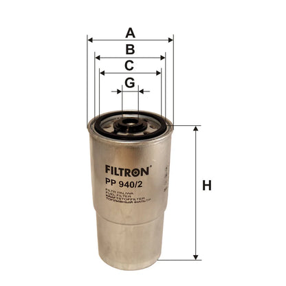 Filtru Combustibil FILTRON 0.44 kg - PP 940/2