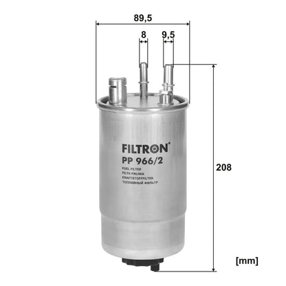 Filtru Combustibil FILTRON pentru Fiat Doblo, Ford Ka - PP 966/2