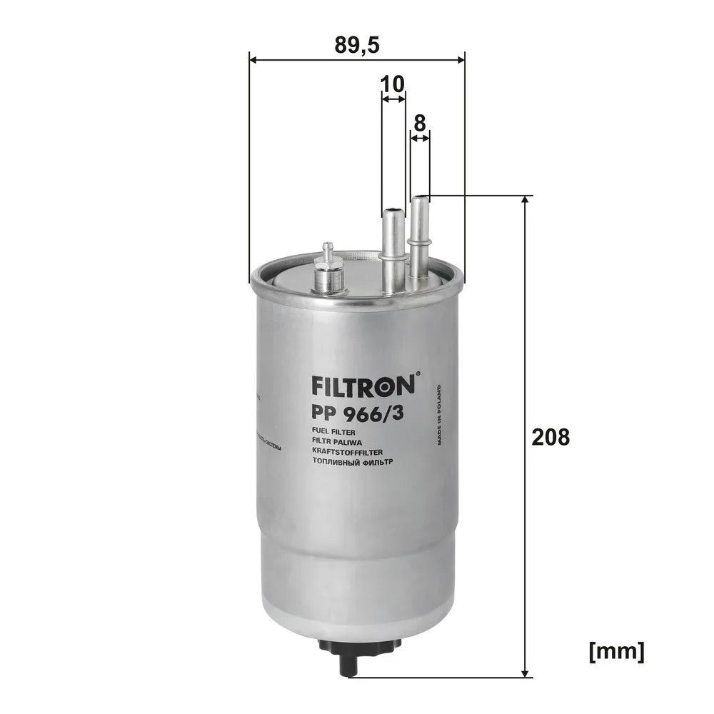Filtru Combustibil FILTRON 0.56 kg - PP 966/3