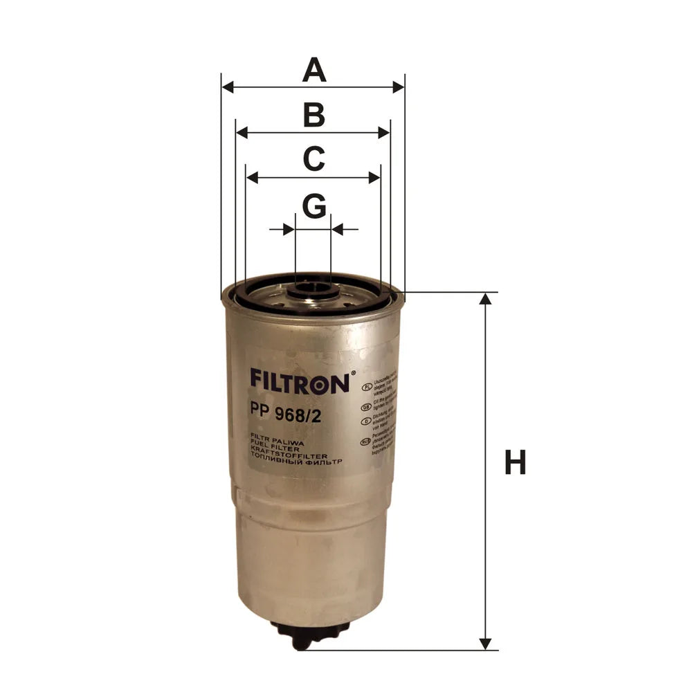 Filtru Combustibil FILTRON 0.45 kg - PP 968/2