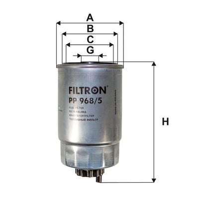 Filtru Combustibil FILTRON 0.42 kg - PP 968/5