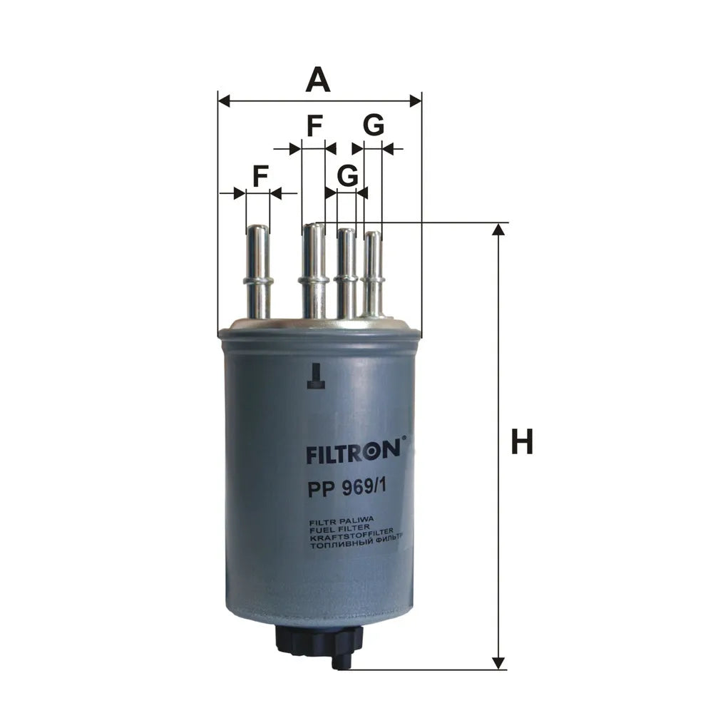 Filtru Combustibil FILTRON pentru Land Rover Discovery Iii - PP 969/1