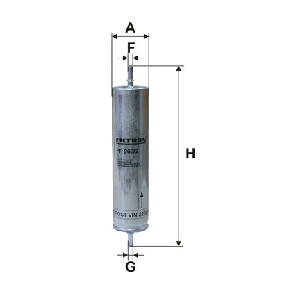 Filtru Combustibil FILTRON pentru Land Rover Freelander I - PP 969/2