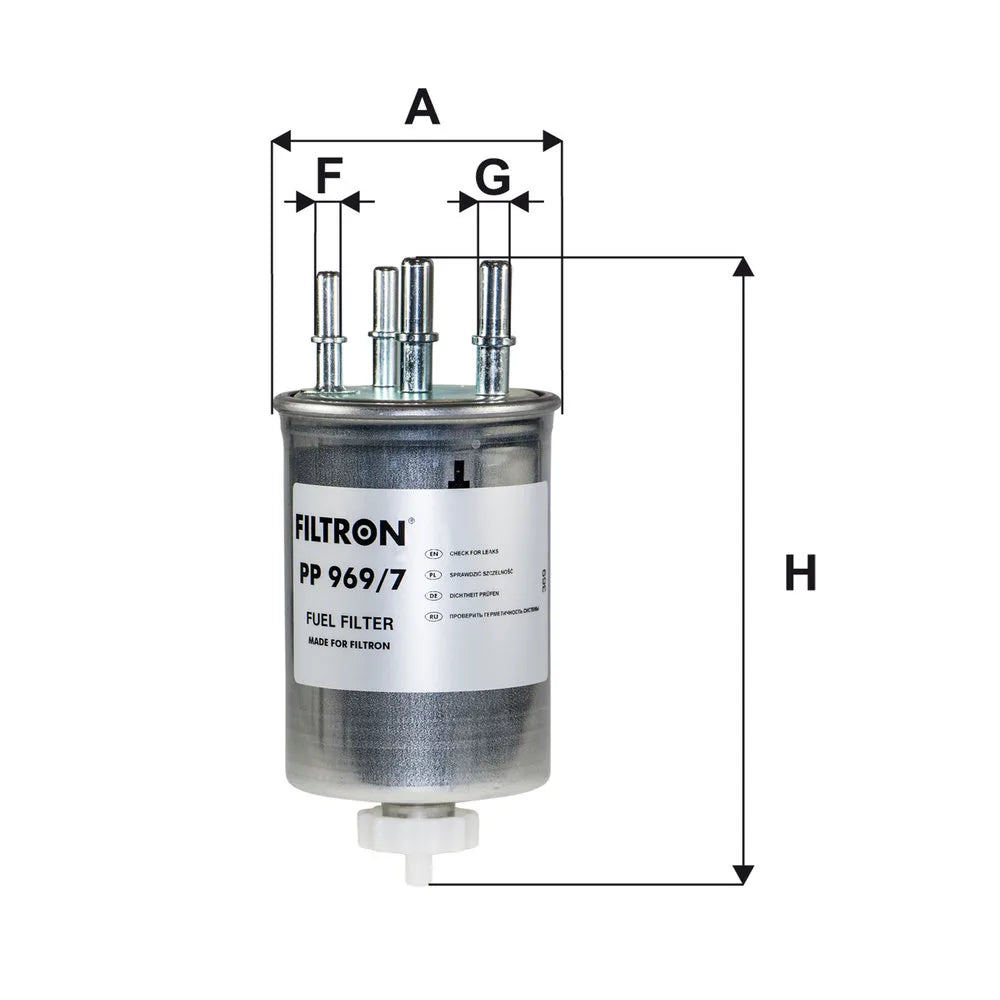 Filtru Combustibil FILTRON pentru Land Rover Discovery Iii - PP 969/7