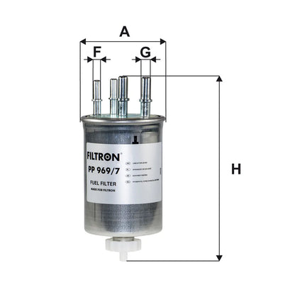 Filtru Combustibil FILTRON pentru Land Rover Discovery Iii - PP 969/7