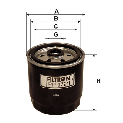 Filtru Combustibil FILTRON pentru Hyundai Accent Ii - PP 979/1