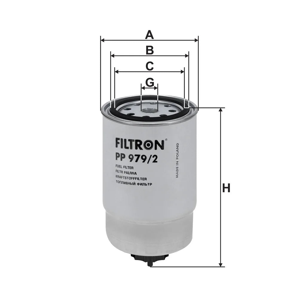 Filtru Combustibil FILTRON pentru Hyundai Accent Iv - PP 979/2