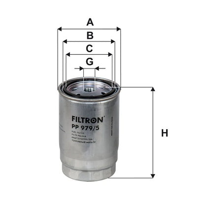 Filtru Combustibil FILTRON pentru Kia Ceed - PP 979/5