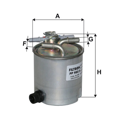 Filtru Combustibil FILTRON 0.44 kg - PP 980/5