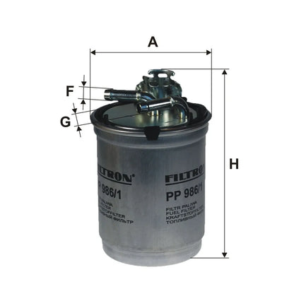 Filtru Combustibil FILTRON 0.36 kg - PP 986/1